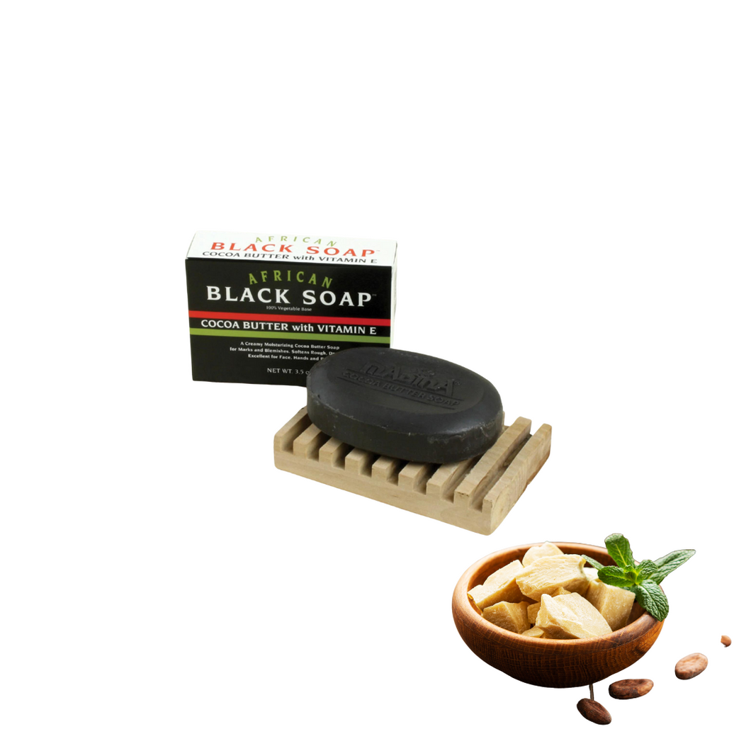 African Cocoa Butter Black Soap Bar – Mz Sippy Kreationz